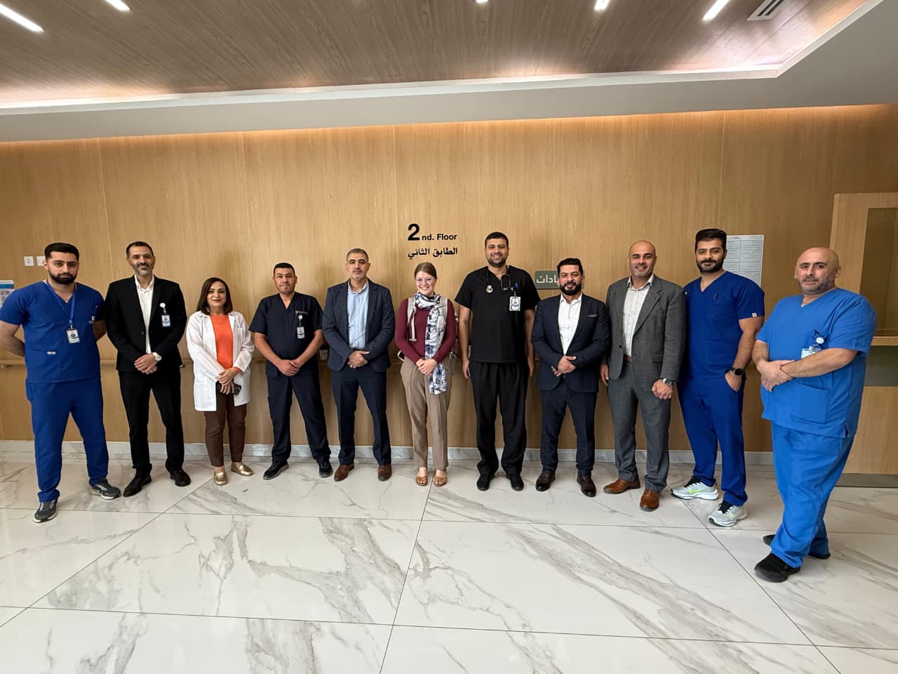 وفد الجامعة الألمانية الأردنية يزور مستشفى السعودي لتعزيز التعاون الأكاديمي